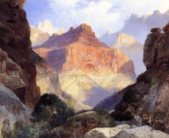托馬斯 莫蘭 Under the Red Wall, Grand Canyon of Arizona 托馬斯 莫蘭 Under the Red Wall, Grand Canyon of Arizona